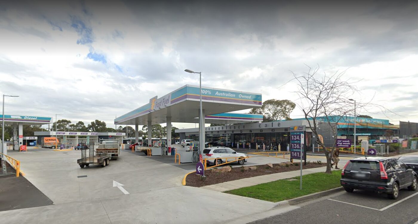 Completed service station and convenience store